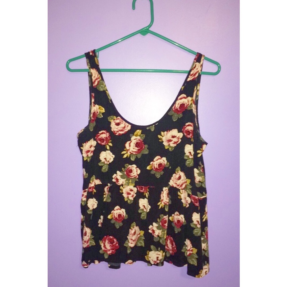 Forever21 Floral tank top